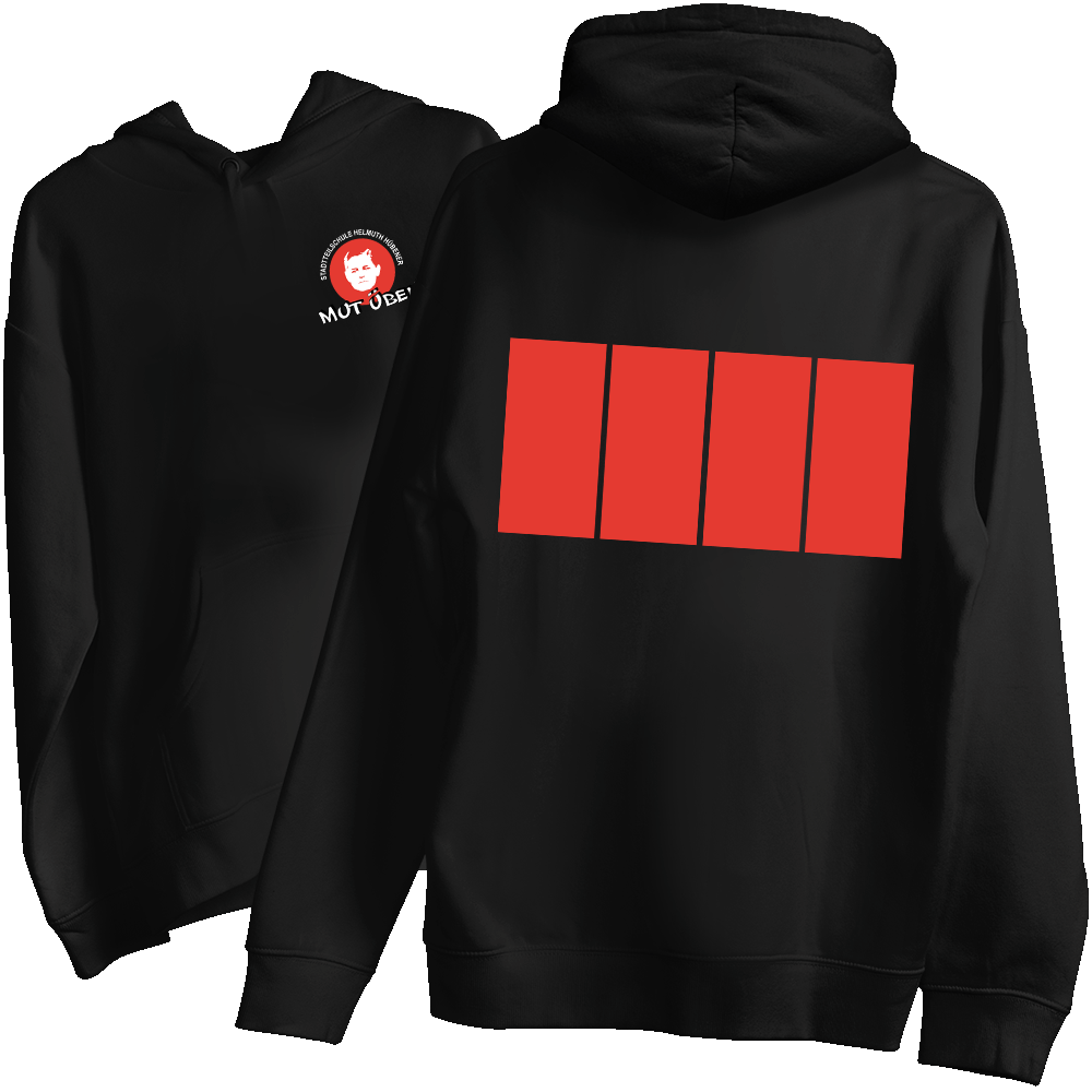 26.1.1 STADTTEILSCHULE HH DRUCK WEISS Strickwaren, Pullover, Sweatshirt, Kapuzenpulli, Kapuze